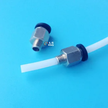 3D printer accessories PC4-M6 straight-through pneumatic joint outer diameter 4MM Teflon through joint
3D printer accessories PC4-M6 straight-through pneumatic joint outer diameter 4MM Teflon through joint