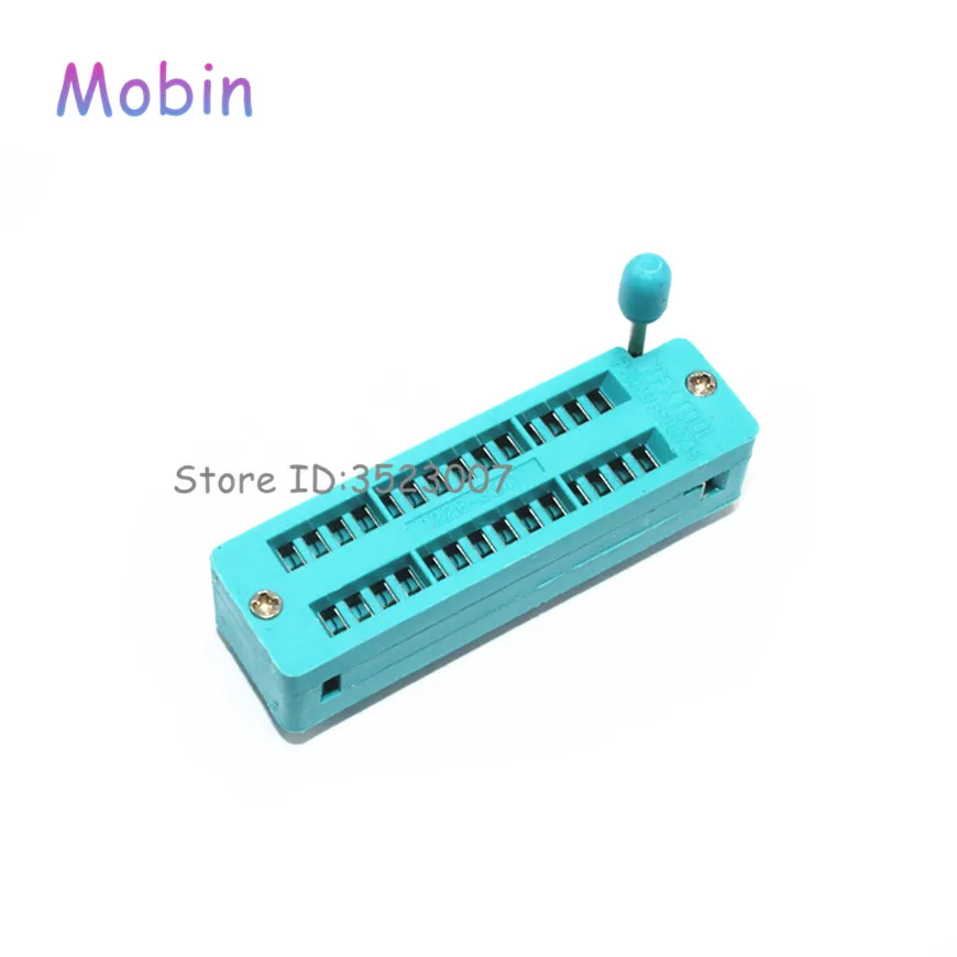 5PCS/LOT Green 28 Pin IC Universal ZIF Socket IC Test Tester narrow body Best quality free shipping
5PCS/LOT Green 28 Pin IC Universal ZIF Socket IC Test Tester narrow body Best quality free shipping