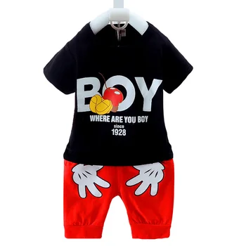 2019 New Baby Boys Clothing Sets Summer Cotton Cartoon Short Sleeve Kids Clothes Casual Shirt And Short Pants Boys Suit For 1-3Y
2019 New Baby Boys Clothing Sets Summer Cotton Cartoon Short Sleeve Kids Clothes Casual Shirt And Short Pants Boys Suit For 1-3Y