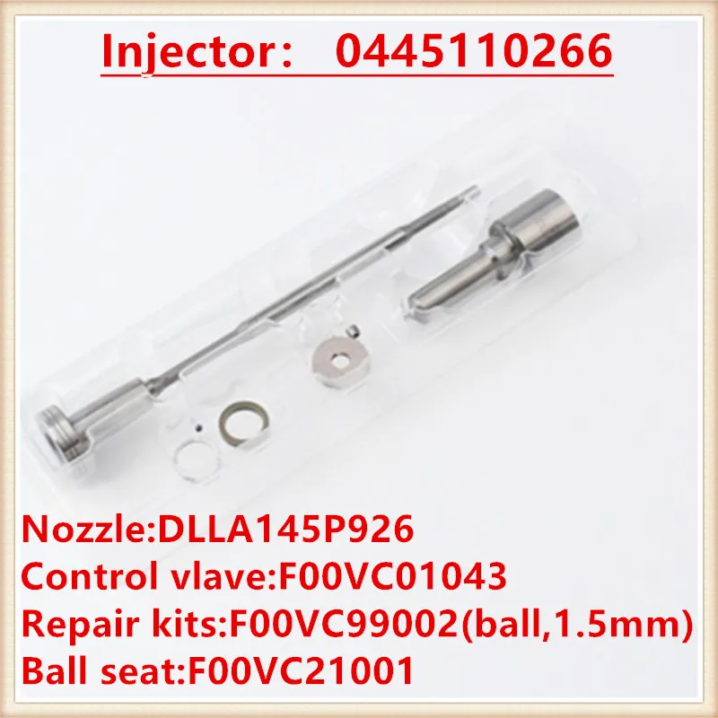 diesel injector parts DLLA145P926 F00VC01043 nozzle repair kits for BMW 13534701464 13537785573 0445110266
diesel injector parts DLLA145P926 F00VC01043 nozzle repair kits for BMW 13534701464 13537785573 0445110266