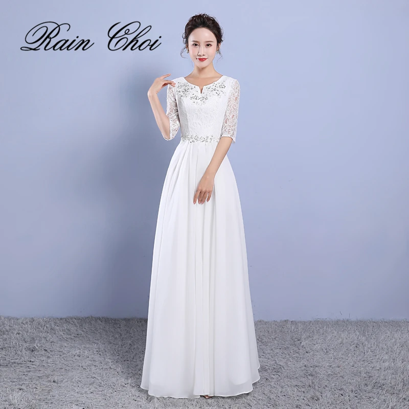 White V Neck Long Lace Appliques Prom Dresses 2019 Chiffon A Line Royal Blue Evening Dress Prom Gown Real Photos
White V Neck Long Lace Appliques Prom Dresses 2019 Chiffon A Line Royal Blue Evening Dress Prom Gown Real Photos