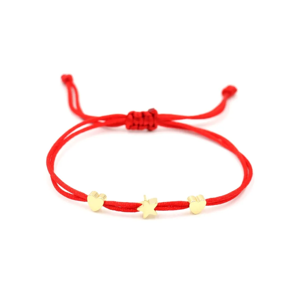 Women Red Thread String Mix Heart Star Charm Bracelet Lucky Lover Braided Adjustable Bracelets Girl Handmade DIY Jewelry
Women Red Thread String Mix Heart Star Charm Bracelet Lucky Lover Braided Adjustable Bracelets Girl Handmade DIY Jewelry