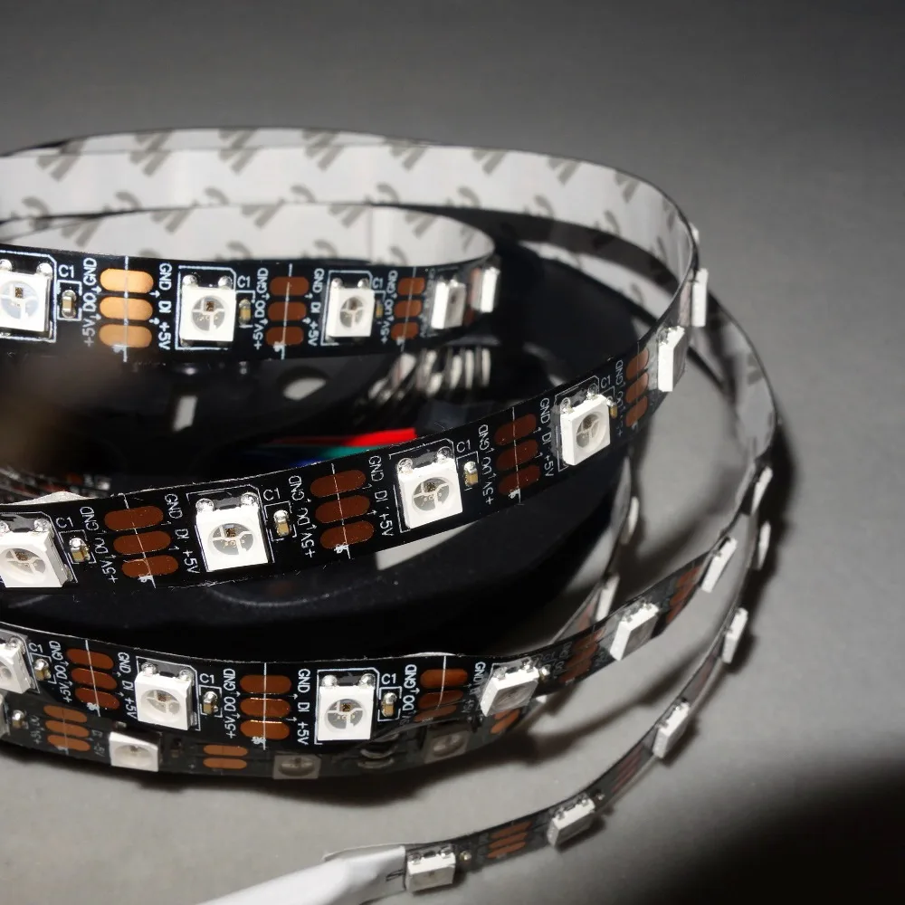4m 60LEDs/m DC5V addressable SK6812 led pixel strip,non-waterproof;IP33,60pcs SK6812/M with 60pixels;BLACK PCB
4m 60LEDs/m DC5V addressable SK6812 led pixel strip,non-waterproof;IP33,60pcs SK6812/M with 60pixels;BLACK PCB