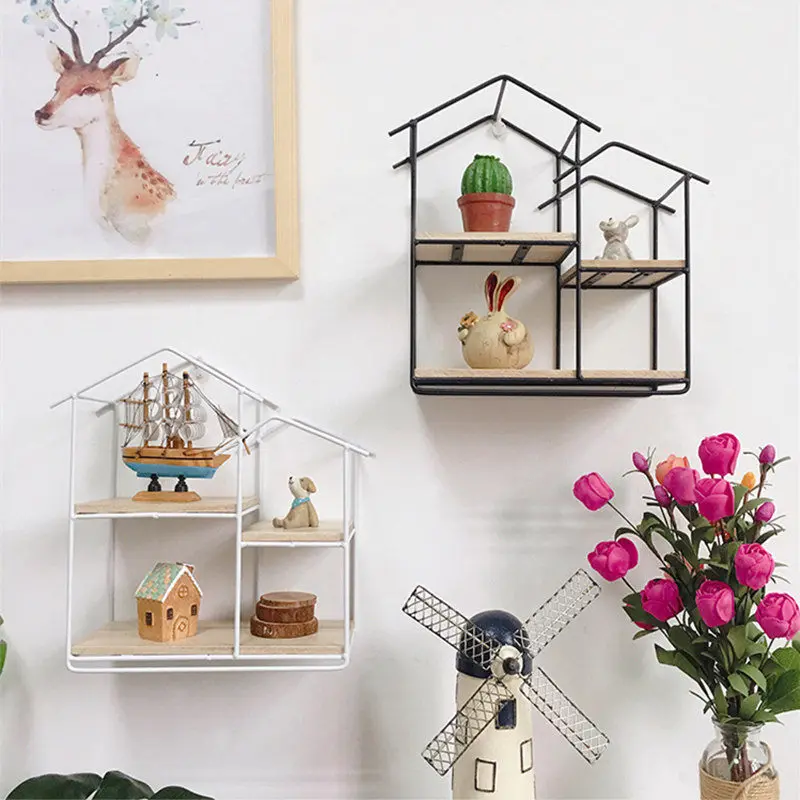 House Metal Wooden Wall Hanging Shelf Two Layer Flower Vase Holder Multi-Use Office Living Room Sundries Storage Rack Decoration
House Metal Wooden Wall Hanging Shelf Two Layer Flower Vase Holder Multi-Use Office Living Room Sundries Storage Rack Decoration