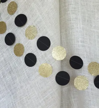 Black and Gold Glitter Circle Garland, Bridal Shower Decorr,Party Decor,Black and Gold Decor,Paper Garland,Gold Glitter Circles
Black and Gold Glitter Circle Garland, Bridal Shower Decorr,Party Decor,Black and Gold Decor,Paper Garland,Gold Glitter Circles