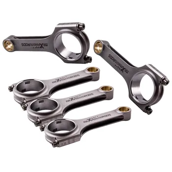 H Beam EN24 Connecting Rods For VW Jetta Golf Passat 2.5L 5 cylinder FSI Forged Conrods 600-800HP Floating Pin Rod
H Beam EN24 Connecting Rods For VW Jetta Golf Passat 2.5L 5 cylinder FSI Forged Conrods 600-800HP Floating Pin Rod