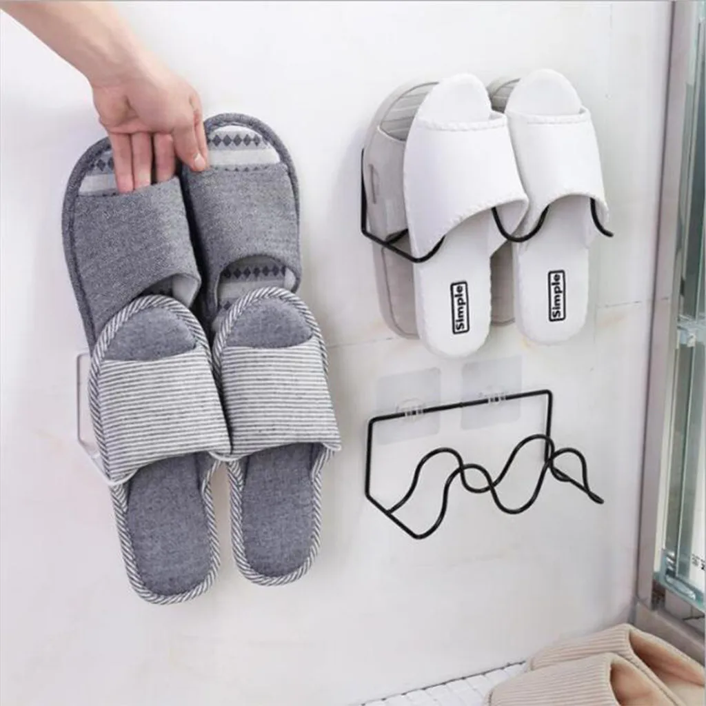 Shoes rack Double-layer Shoes Holder Wall Mount Slipper Hanging Shelf Organizer Living Room d90410
Shoes rack Double-layer Shoes Holder Wall Mount Slipper Hanging Shelf Organizer Living Room d90410