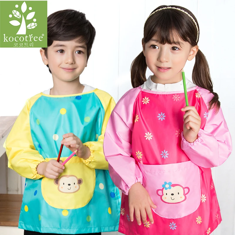Children Girls Boys Waterproof Long Sleeve Art Smock Apron 2017 New Cartoon Children's Clothing Baby Painting Aprons Kids Bibs
Children Girls Boys Waterproof Long Sleeve Art Smock Apron 2017 New Cartoon Children's Clothing Baby Painting Aprons Kids Bibs