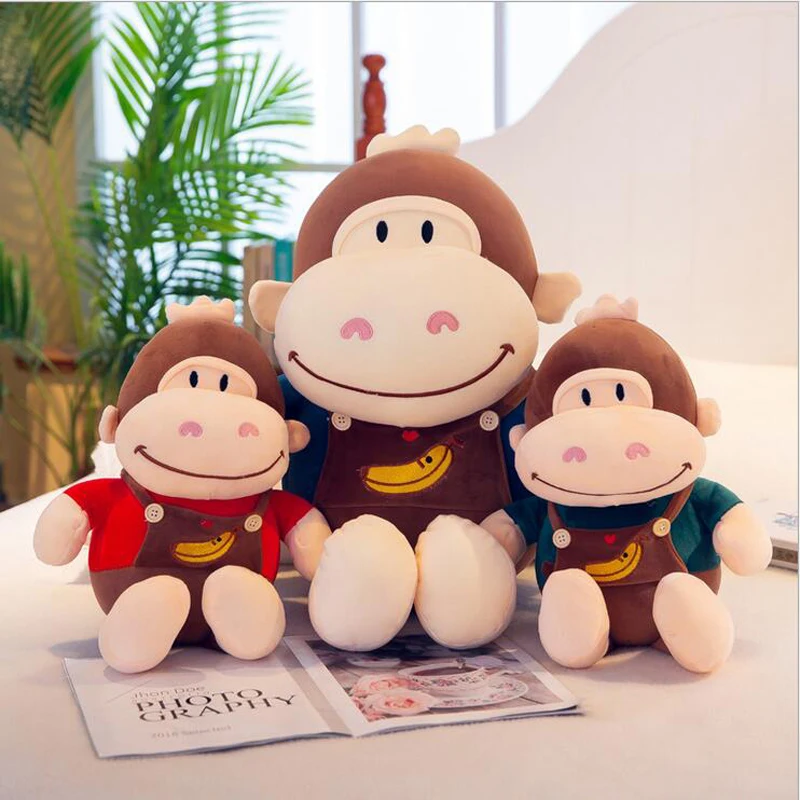 Cartoon Cute Banana Monkey Plush Toys PP Cotton Stuffed Animal Plush Doll Toy Children Toys Kids Birthday Gifts
Cartoon Cute Banana Monkey Plush Toys PP Cotton Stuffed Animal Plush Doll Toy Children Toys Kids Birthday Gifts