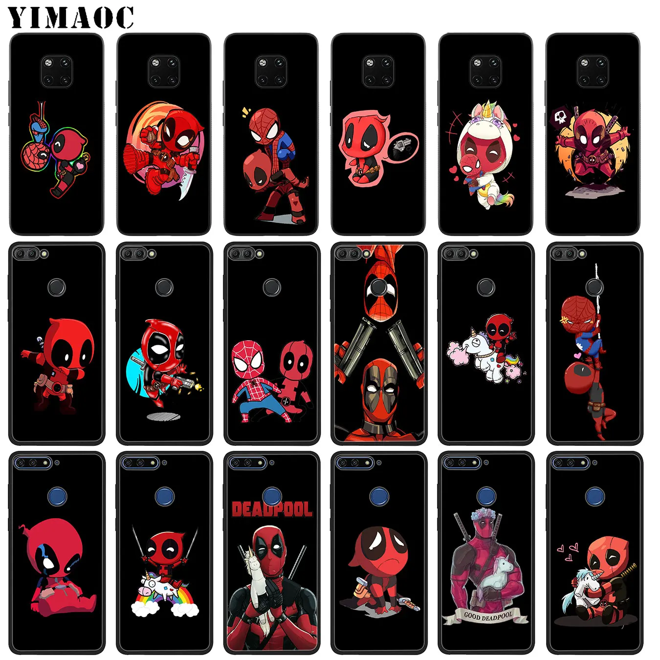 YIMAOC Marvel funny unicorn Deadpool Soft Silicone Phone Case for Huawei Mate 30 20 10 Pro Lite Nova 5I 3i 3 2i 2 Lite Cover
YIMAOC Marvel funny unicorn Deadpool Soft Silicone Phone Case for Huawei Mate 30 20 10 Pro Lite Nova 5I 3i 3 2i 2 Lite Cover