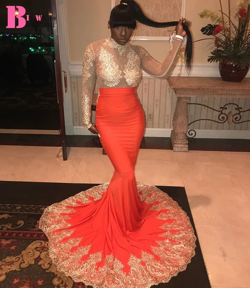 Beautifulinwhite Orange Prom Dresses 2019 Mermaid See Through Gold Appliques Beads Spandex Robe De Soiree Evening Gowns BP033
Beautifulinwhite Orange Prom Dresses 2019 Mermaid See Through Gold Appliques Beads Spandex Robe De Soiree Evening Gowns BP033