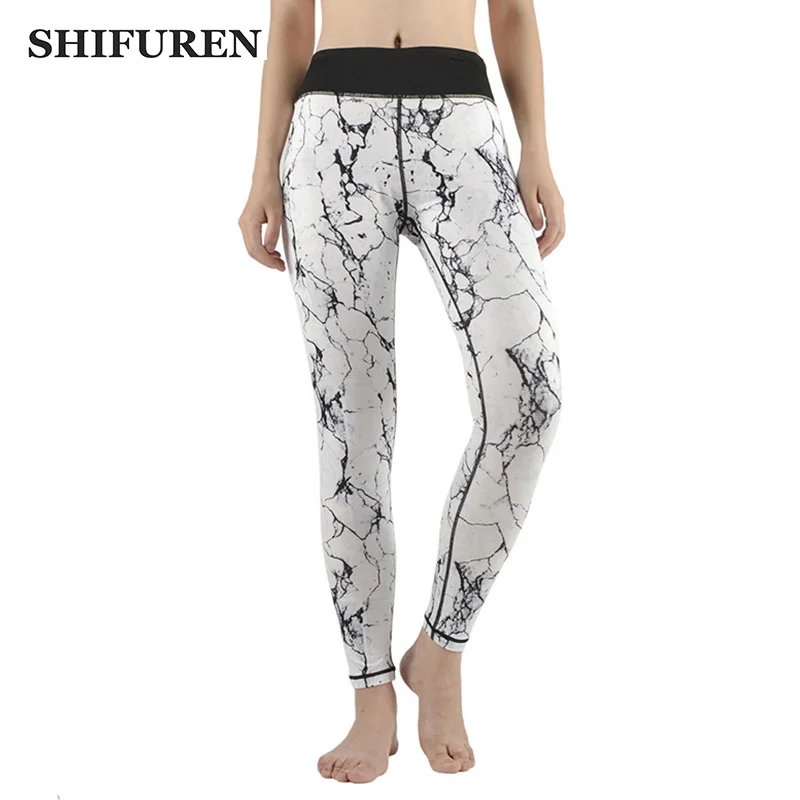 SHIFUREN Printed Women Sports Leggings Skinny Running Compression Tights Pants Elastic Gym Workout Training Slim Leggings
SHIFUREN Printed Women Sports Leggings Skinny Running Compression Tights Pants Elastic Gym Workout Training Slim Leggings
