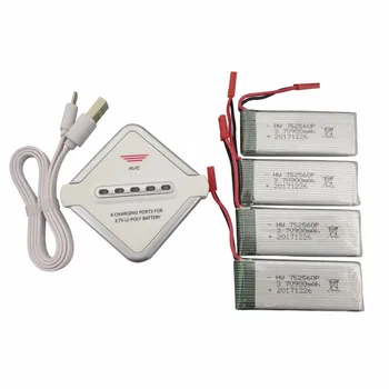 4PCS 3.7V 900mah Lithium Battery with 4-in-1 Charger for 8807 8807W Quadcopter Spare Parts Drone Battery
4PCS 3.7V 900mah Lithium Battery with 4-in-1 Charger for 8807 8807W Quadcopter Spare Parts Drone Battery