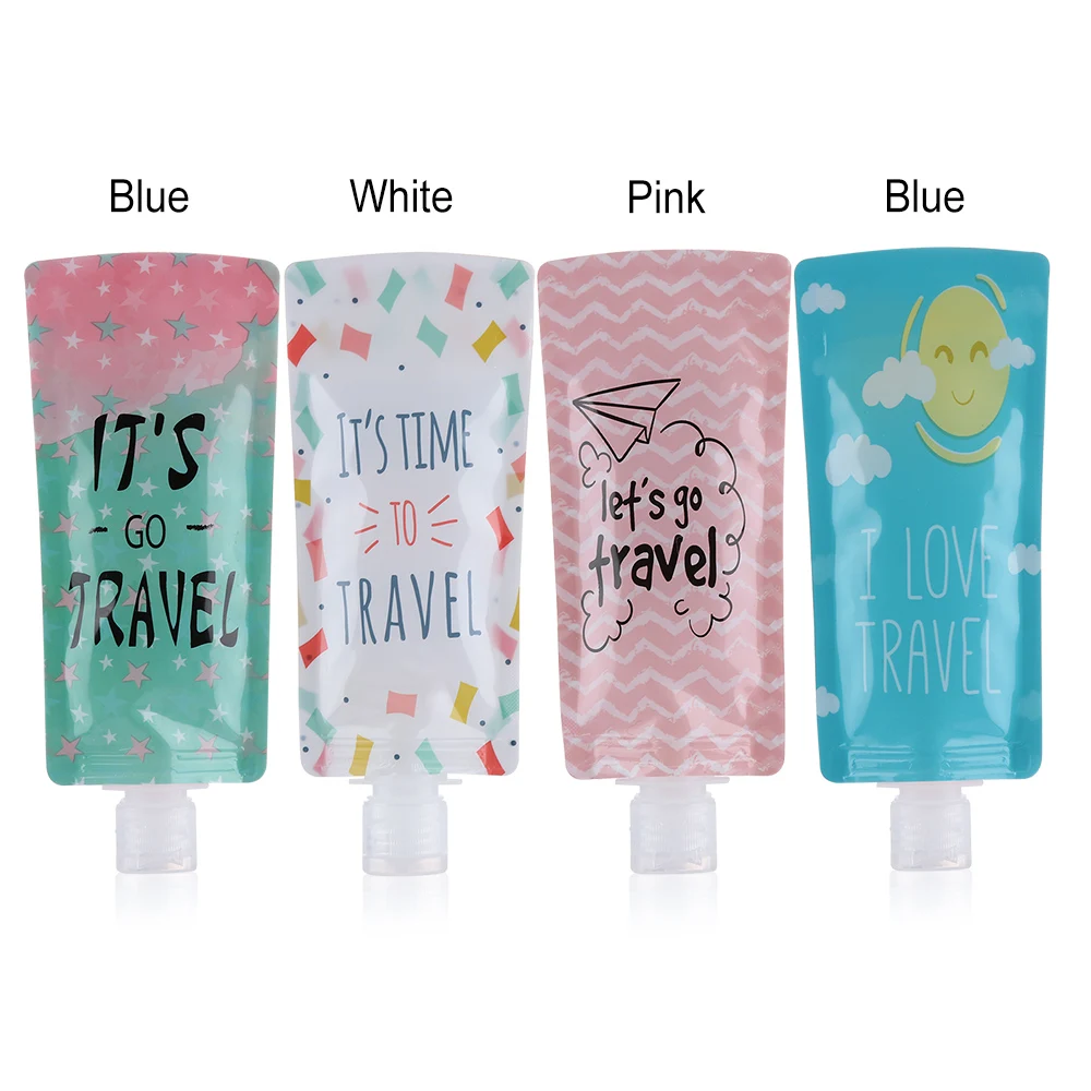 100ML Portable Liquid Dispenser Shampoo Storage Bag Colorful Lotion Packing Bottle Squeeze Makeup Container Travel Accessories
100ML Portable Liquid Dispenser Shampoo Storage Bag Colorful Lotion Packing Bottle Squeeze Makeup Container Travel Accessories