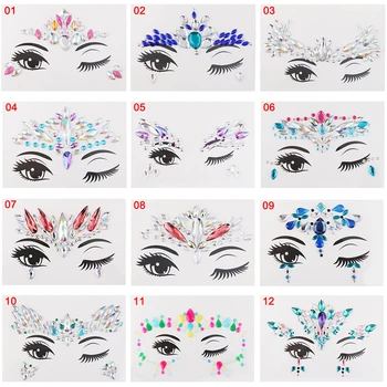 Makeup Temporary Adhesive Face Jewelry Festival Party Body Gems Rhinestone Flash Tattoos Body Stickers Make Up Beauty Tools
Makeup Temporary Adhesive Face Jewelry Festival Party Body Gems Rhinestone Flash Tattoos Body Stickers Make Up Beauty Tools