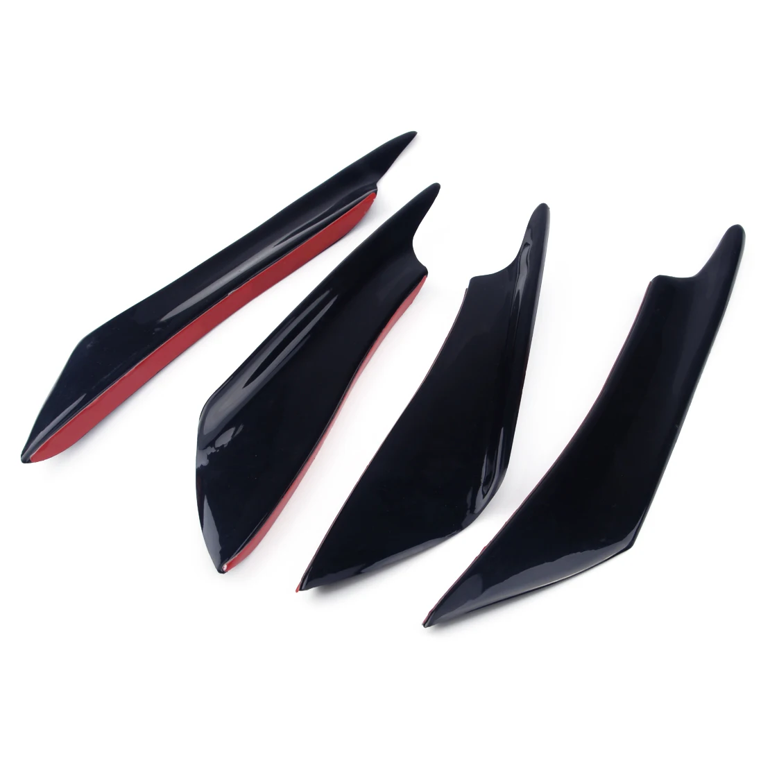 CITALL 4pcs Universal PP Black Front Bumper Canards Lip Fins Body Spoiler Refit Splitter Kit Car Accessories
CITALL 4pcs Universal PP Black Front Bumper Canards Lip Fins Body Spoiler Refit Splitter Kit Car Accessories