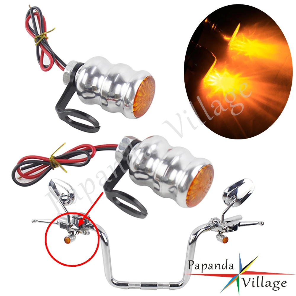 LED Motorcycle Handlebar End Turn Signal Light Amber Indicator Flasher Handle Bar Blinker For Harley Yamaha Suzuki Kawasaki
LED Motorcycle Handlebar End Turn Signal Light Amber Indicator Flasher Handle Bar Blinker For Harley Yamaha Suzuki Kawasaki