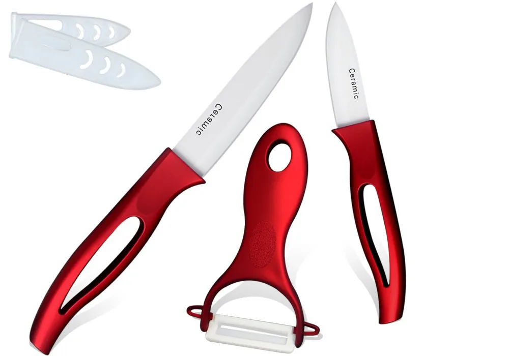 red ceramic knife set 3 inch paring fruit 4 inch utility knife with peeler kitchen knives white cover beauty cooking tools.
red ceramic knife set 3 inch paring fruit 4 inch utility knife with peeler kitchen knives white cover beauty cooking tools.