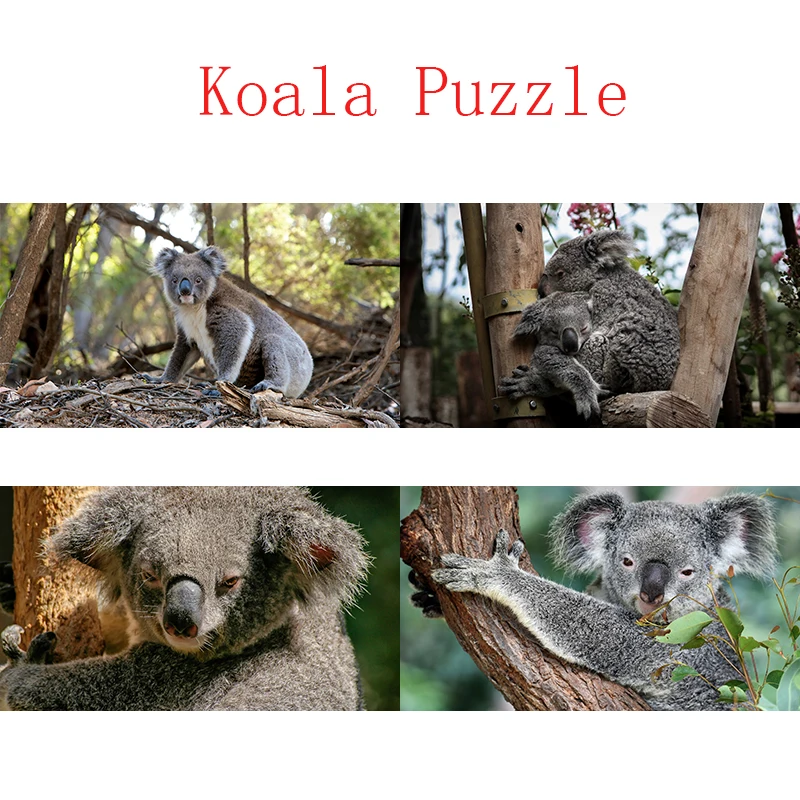 DDWE 1000 pieces Adult Puzzle Australian Koala Animals Kids Kindergarten Jigsaw Puzzles Early Educational Game Toys For Children
DDWE 1000 pieces Adult Puzzle Australian Koala Animals Kids Kindergarten Jigsaw Puzzles Early Educational Game Toys For Children