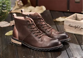 Men's retro patchwork boots Chelsea Martin boots summer men's shoes British high top ankle retro military boots
Men's retro patchwork boots Chelsea Martin boots summer men's shoes British high top ankle retro military boots