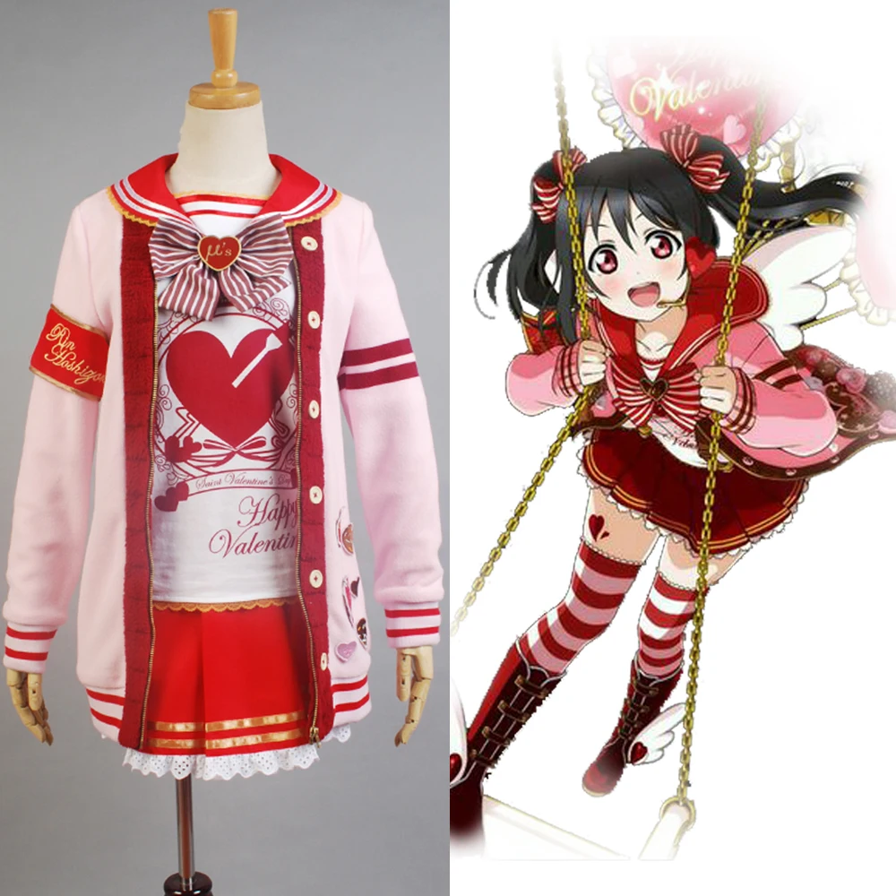 LoveLive! Love Live Valentine's Day Yazawa Nico Uniform Halloween Christmas Cosplay Costume For Women Girls full set
LoveLive! Love Live Valentine's Day Yazawa Nico Uniform Halloween Christmas Cosplay Costume For Women Girls full set
