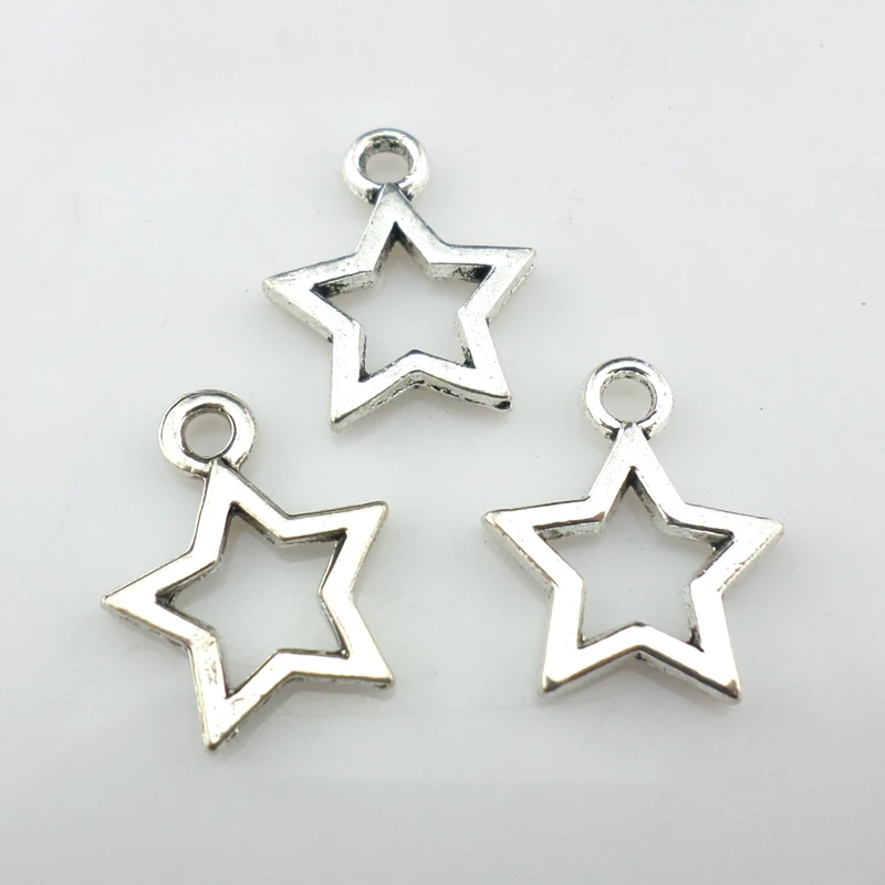 24pcs Alloy Hollow Star Charms Pendants 21x17mm Tibetan Silver DIY Jewelry Findings Making
24pcs Alloy Hollow Star Charms Pendants 21x17mm Tibetan Silver DIY Jewelry Findings Making
