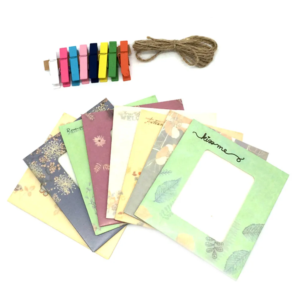 DIY Creative Mini Paper Photo Frame With Mini Colored Clothespins And Twine -Fit Instax Mini Film for storing precious photos25
DIY Creative Mini Paper Photo Frame With Mini Colored Clothespins And Twine -Fit Instax Mini Film for storing precious photos25