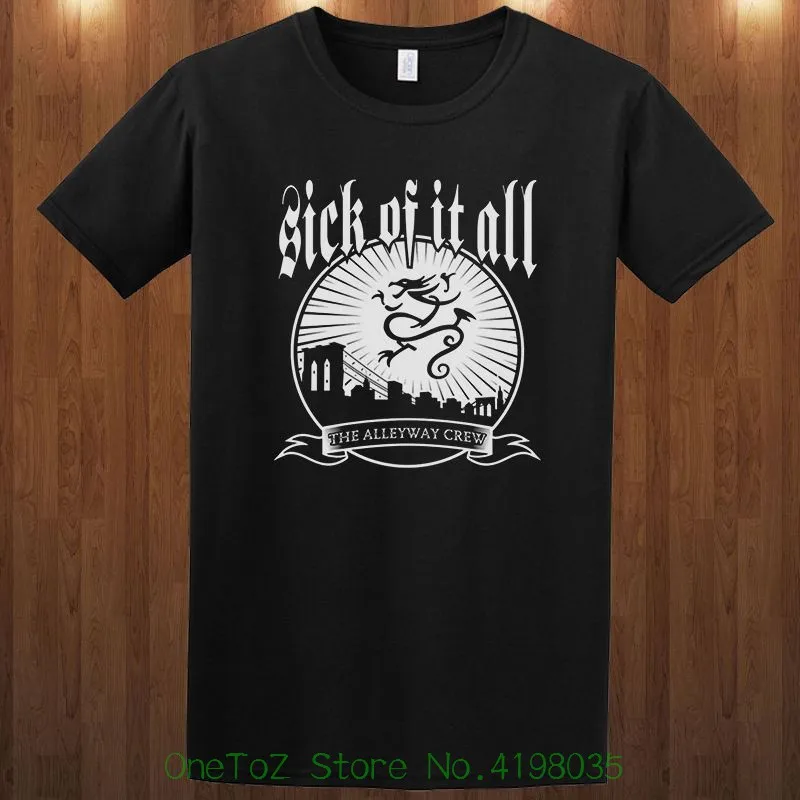 Sick Of It All Tee Hardcore Punk Band Lou Koller S M L Xl 2xl 3xl T-shirt Different Colours High Quality 100%
Sick Of It All Tee Hardcore Punk Band Lou Koller S M L Xl 2xl 3xl T-shirt Different Colours High Quality 100%