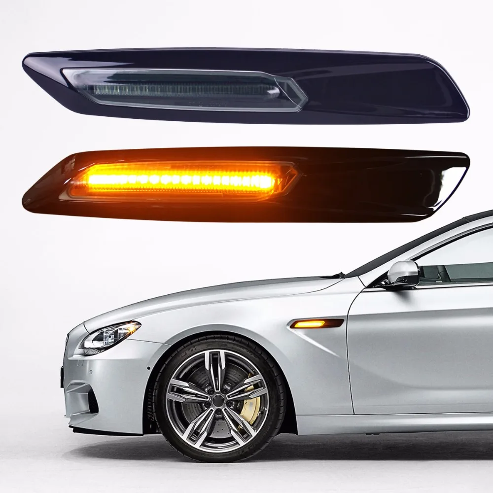 2pcs Car LED Carbon Fiber Paper Fender Front Side Turn Signal Lamp for BMW E46 E82 E87 E88 E90 E91 E92 E60 E61 Auto 12V Light
2pcs Car LED Carbon Fiber Paper Fender Front Side Turn Signal Lamp for BMW E46 E82 E87 E88 E90 E91 E92 E60 E61 Auto 12V Light