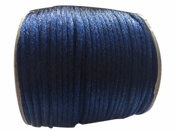 2mm Navy Blue Nylon Cord Jewelry Findings Accessories Rattail Satin Macrame Rope Bracelet Beading Cords 60m/Roll
2mm Navy Blue Nylon Cord Jewelry Findings Accessories Rattail Satin Macrame Rope Bracelet Beading Cords 60m/Roll