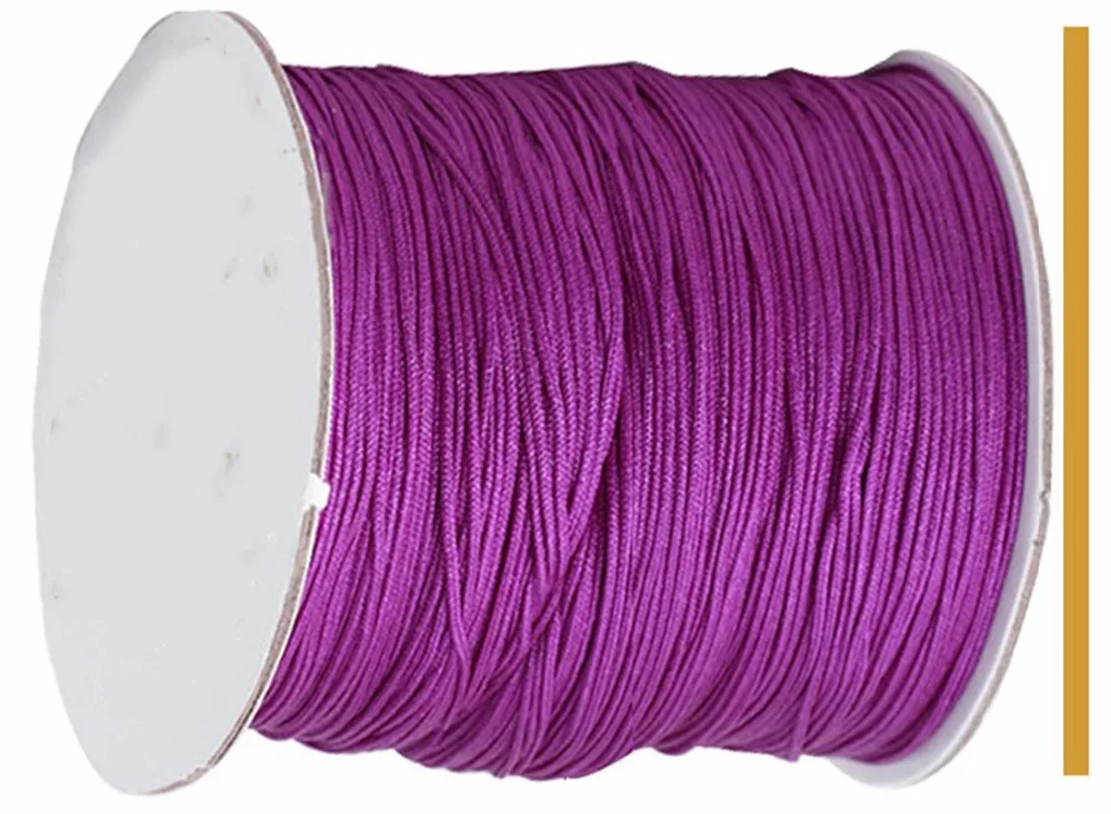 1mm 350m/Roll Voilet Rattail Satin Braided Nylon Cord+Jewelry Accessories Macrame Rope Bracelet Beading Cords String
1mm 350m/Roll Voilet Rattail Satin Braided Nylon Cord+Jewelry Accessories Macrame Rope Bracelet Beading Cords String