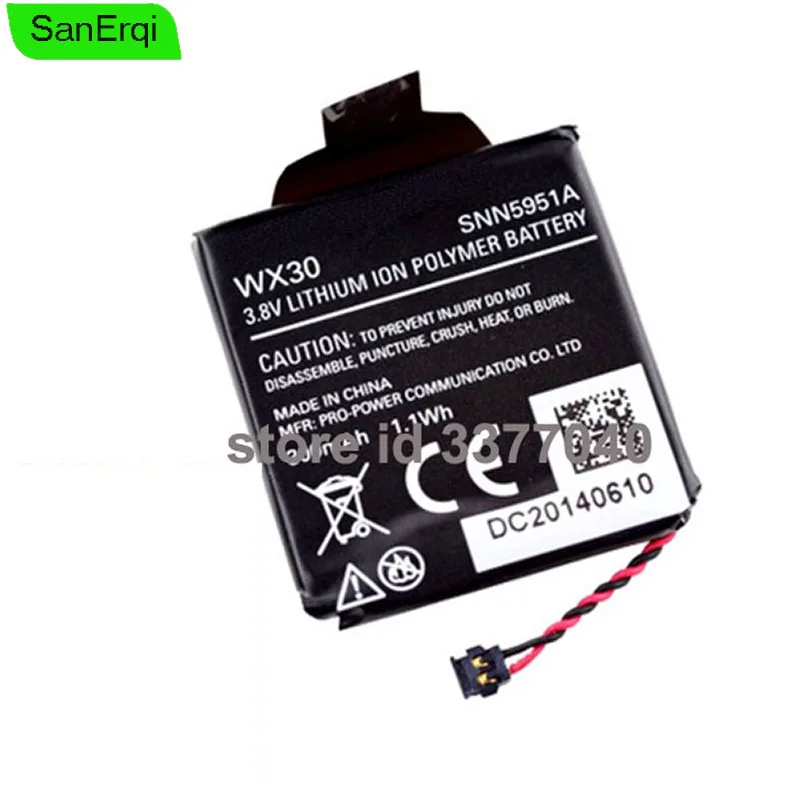 For Motorola 360 1st Gen Battery Replacement Battery for MOTO 360 WX30 SNN5951A Smart Watch
For Motorola 360 1st Gen Battery Replacement Battery for MOTO 360 WX30 SNN5951A Smart Watch