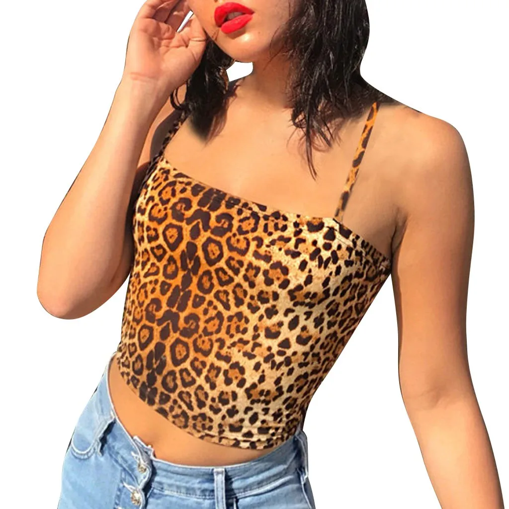 New Womens Lace Leopard Print Sexy Vest Fashion Strapless V Neck Sleeveless Camisole T-Shirt Tops Casual Comfortable Crop Blouse
New Womens Lace Leopard Print Sexy Vest Fashion Strapless V Neck Sleeveless Camisole T-Shirt Tops Casual Comfortable Crop Blouse