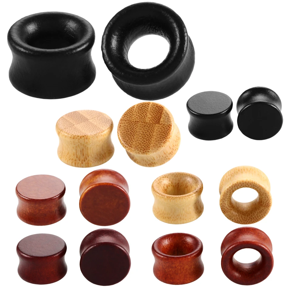PAIR 8mm-20mm Wood Hollow Ear Plug Tunnel Piercing Mixed Colors Double Flared Earring Gauges Ear Expander Stretcher Body Jewelry
PAIR 8mm-20mm Wood Hollow Ear Plug Tunnel Piercing Mixed Colors Double Flared Earring Gauges Ear Expander Stretcher Body Jewelry