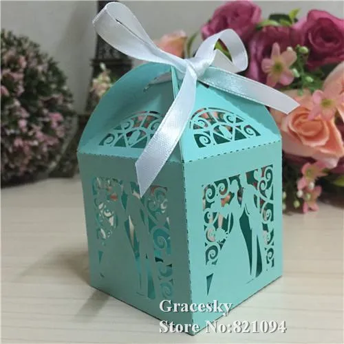 24pcs Free Shipping Laser Cut pearlescent Bride & Groom design Wedding Party Candy Chocolate Boxes Party Gift box supplies
24pcs Free Shipping Laser Cut pearlescent Bride & Groom design Wedding Party Candy Chocolate Boxes Party Gift box supplies