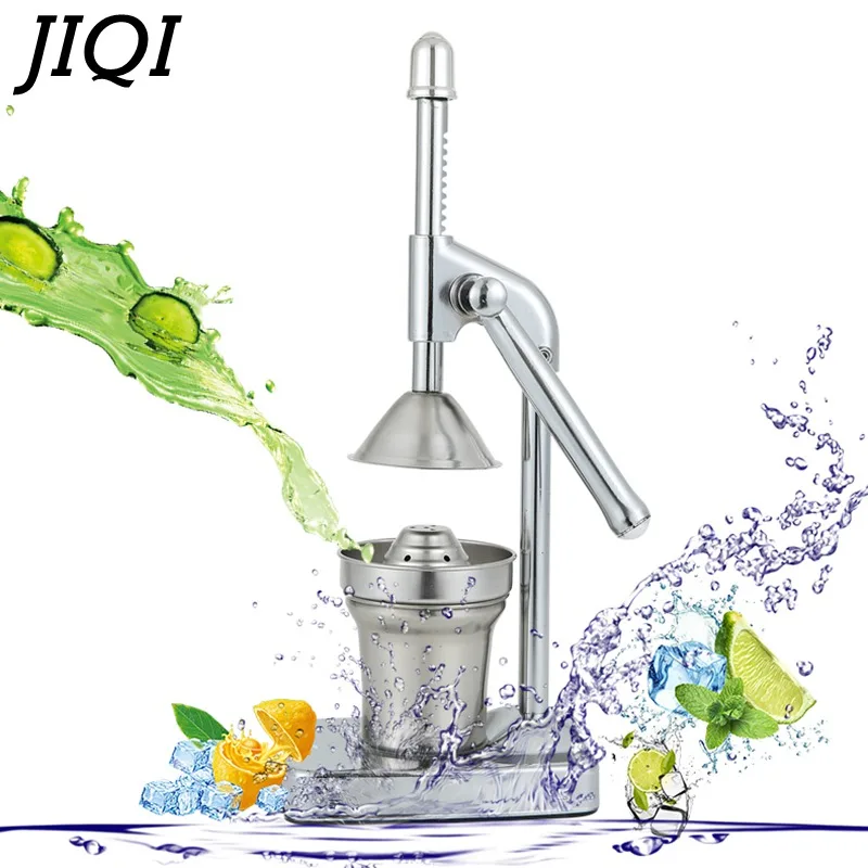 JIQI Fruits Hand Manual Squeezer juicer Orange Lemon Citrus Juice slow Pressing extractor commercial Stainless Steel machine
JIQI Fruits Hand Manual Squeezer juicer Orange Lemon Citrus Juice slow Pressing extractor commercial Stainless Steel machine
