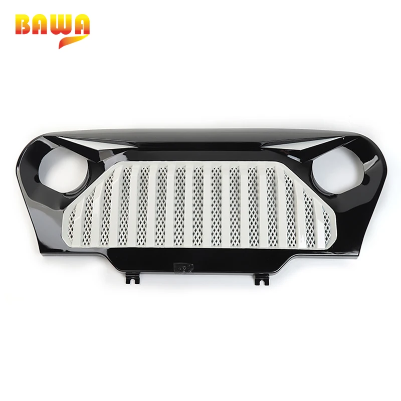 

BAWA Racing Grills For Jeep Wrangler TJ 97-06 Grille Mesh Inserts for Jeep Wrangler tj 2001 2002 2005 Car Styling Racing Grills