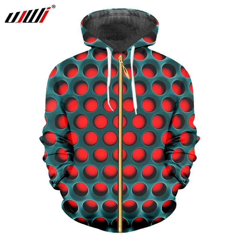 UJWI Zip Hoodies Adult New Long Sleeve Funny 3D Pullover Print Red Black Mesh Streetwear Big Size Habiliment Man Zipper Coat
UJWI Zip Hoodies Adult New Long Sleeve Funny 3D Pullover Print Red Black Mesh Streetwear Big Size Habiliment Man Zipper Coat