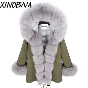 New Women Winter Fashion Large Natural Fox Fur Hooded Cuff Thick Warm Down Jackets Female Plus Size Army Green Parkas Outwear
New Women Winter Fashion Large Natural Fox Fur Hooded Cuff Thick Warm Down Jackets Female Plus Size Army Green Parkas Outwear