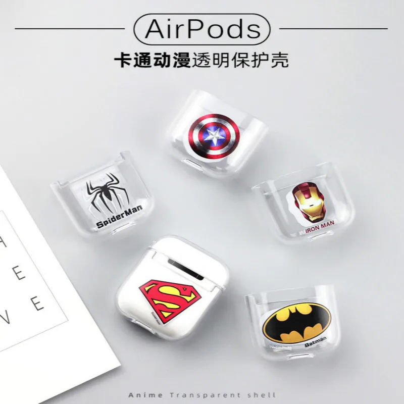 Marvel Captain Case for Apple Airpods Cartoon Transparent Hard PC America Superhero Wireless Bluetooth Earphone Cover
Marvel Captain Case for Apple Airpods Cartoon Transparent Hard PC America Superhero Wireless Bluetooth Earphone Cover