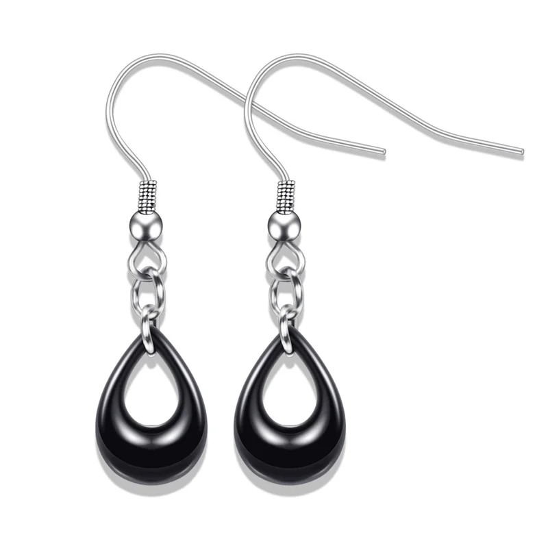 Luxury Black White Ceramic Water Drop Earrings High Quality Fashion Women's Shopping Party Anniversary jewelry
Luxury Black White Ceramic Water Drop Earrings High Quality Fashion Women's Shopping Party Anniversary jewelry