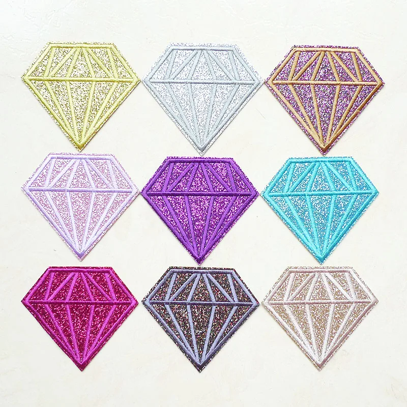 Hot melt adhesive Iron on Embroidered Bling Glitter Diamond Patches For Clothing Sewing T-shirt Stickers Badges Fashion Applique
Hot melt adhesive Iron on Embroidered Bling Glitter Diamond Patches For Clothing Sewing T-shirt Stickers Badges Fashion Applique