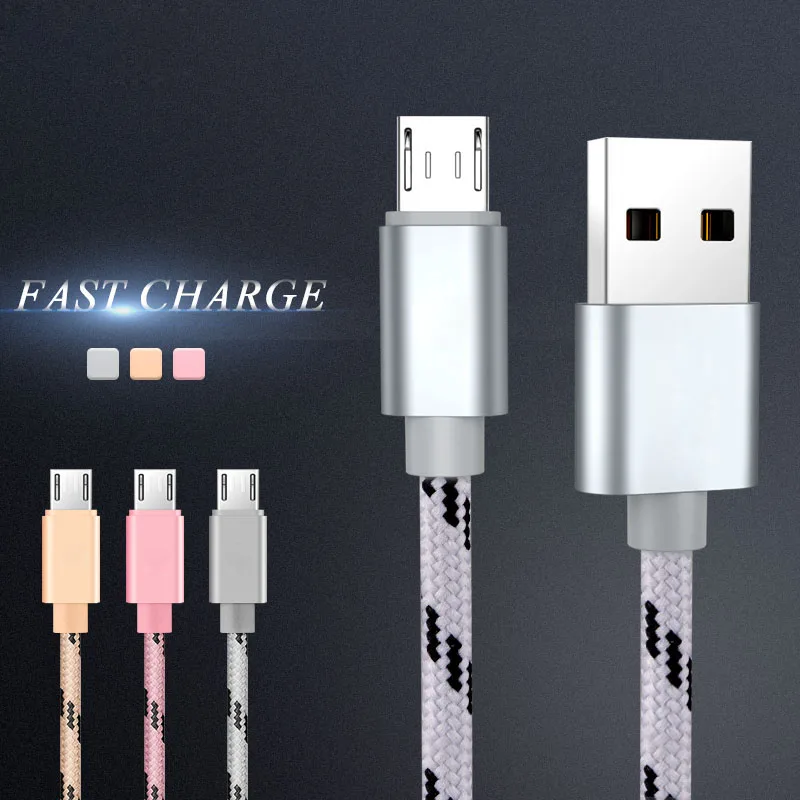 Micro USB Cable Fast Charging Phone Charger adapter Data Cabel For Samsung Xiaomi Huawei HTC SONY Android Charge Microusb
Micro USB Cable Fast Charging Phone Charger adapter Data Cabel For Samsung Xiaomi Huawei HTC SONY Android Charge Microusb