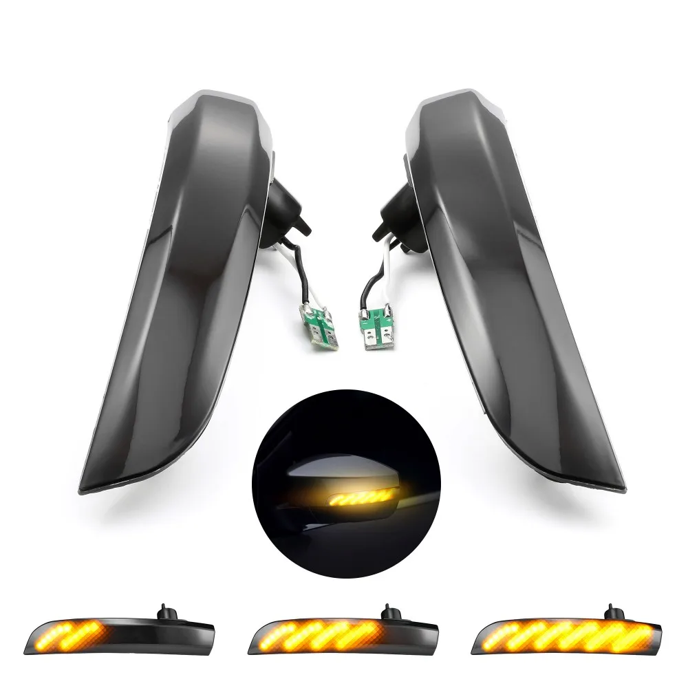 2 pieces Dynamic LED Turn Signal Light Flowing Side Wing Mirror Indicator Blinker For Ford kuga Escape ECOSPORT 2013-2018
2 pieces Dynamic LED Turn Signal Light Flowing Side Wing Mirror Indicator Blinker For Ford kuga Escape ECOSPORT 2013-2018