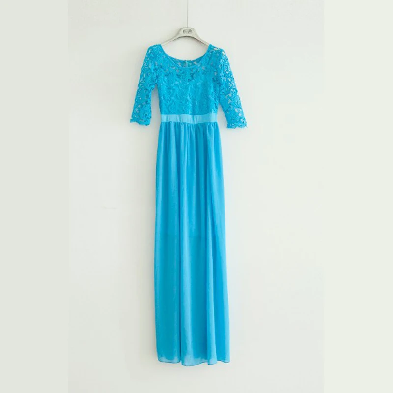 Dress Women Maxi Lace Dress Long Evening Party Dress Fashion Half Sleeve Long Dresses Femme Vestidos
Dress Women Maxi Lace Dress Long Evening Party Dress Fashion Half Sleeve Long Dresses Femme Vestidos