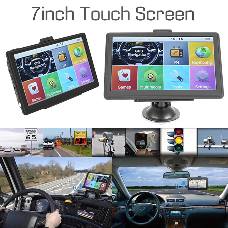 Vehemo for Car GPS Navigation 7" Truck Navigator GPS Navigator Video Automobile Premium Game Player Audio Car Accessories
Vehemo for Car GPS Navigation 7" Truck Navigator GPS Navigator Video Automobile Premium Game Player Audio Car Accessories