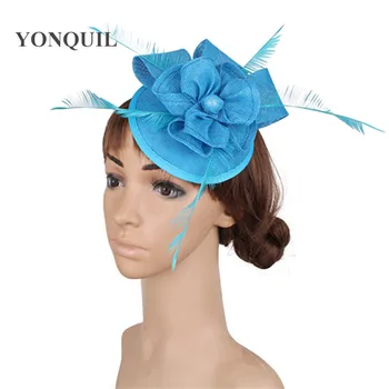 wholesale 17color imitation sinamay fabric fascinator hat with feather wedding headwear Church hat for bridal hair accessories
wholesale 17color imitation sinamay fabric fascinator hat with feather wedding headwear Church hat for bridal hair accessories
