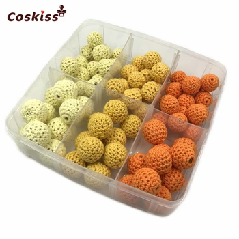 75pcs Yellow Series DIY Nursing Jewelry Blending Natural Round Geometry Wooden Crochet Beads Creative Freedom Baby Teether Set
75pcs Yellow Series DIY Nursing Jewelry Blending Natural Round Geometry Wooden Crochet Beads Creative Freedom Baby Teether Set
