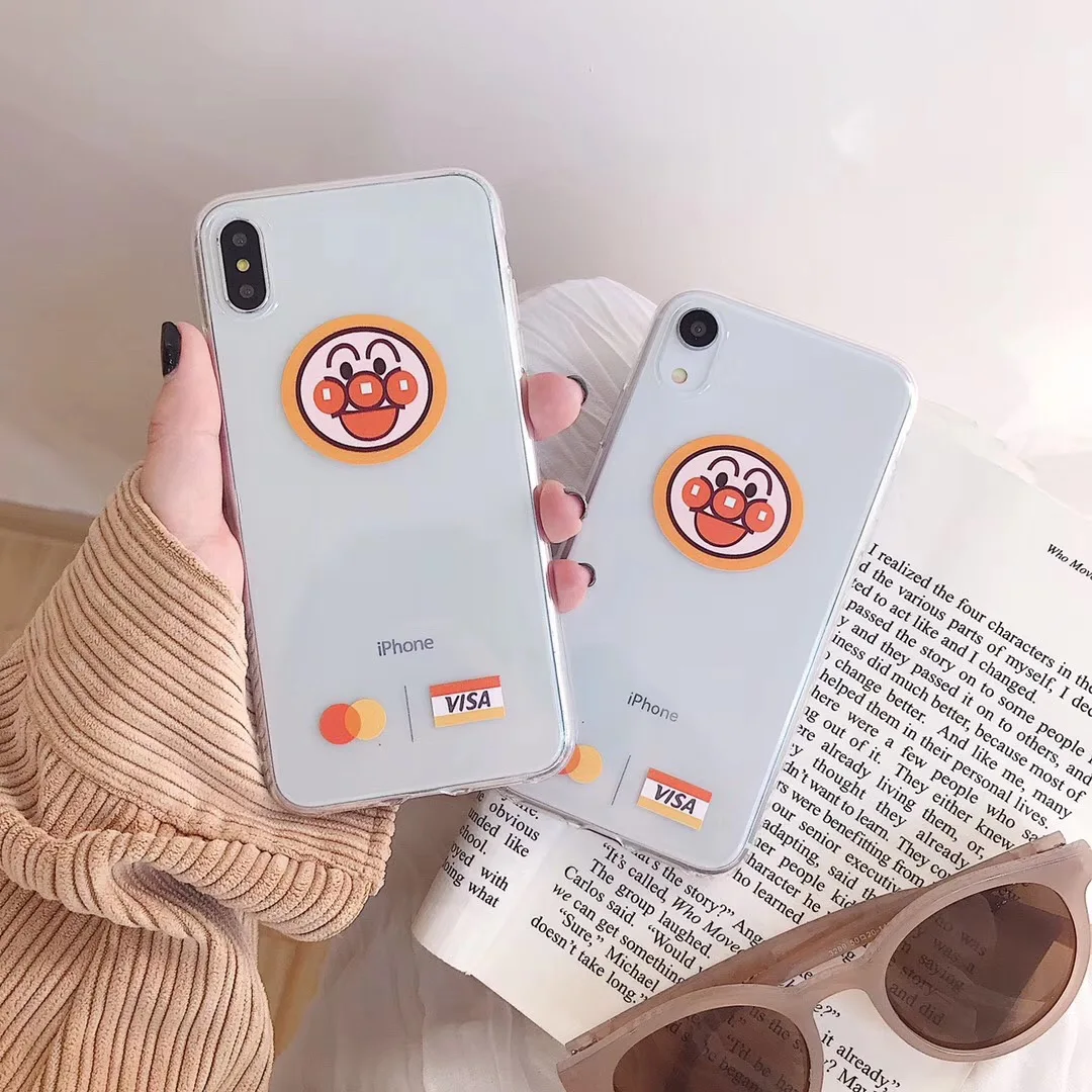 New hot simple cute Cartoon Anpanman Phone Case For iphone Xs MAX Xr X 6 6s 7 8 plus transparent soft candy TPU back cover Capa
New hot simple cute Cartoon Anpanman Phone Case For iphone Xs MAX Xr X 6 6s 7 8 plus transparent soft candy TPU back cover Capa