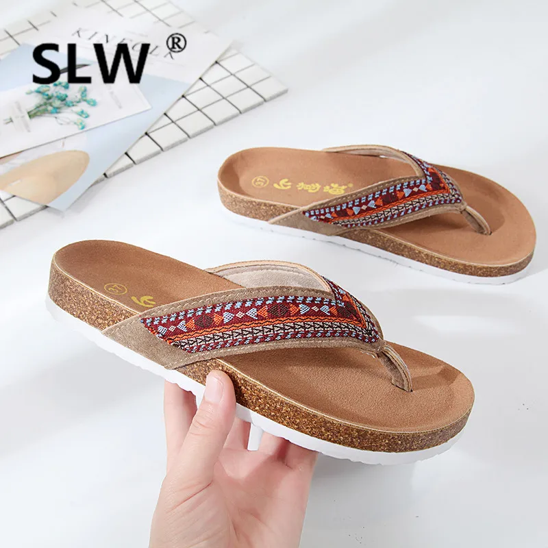 wedge summer Beach cork Wedges slipper women Flip Flops Low soft beach flip flops Flock Slides bohemia Fashion creeper slides
wedge summer Beach cork Wedges slipper women Flip Flops Low soft beach flip flops Flock Slides bohemia Fashion creeper slides